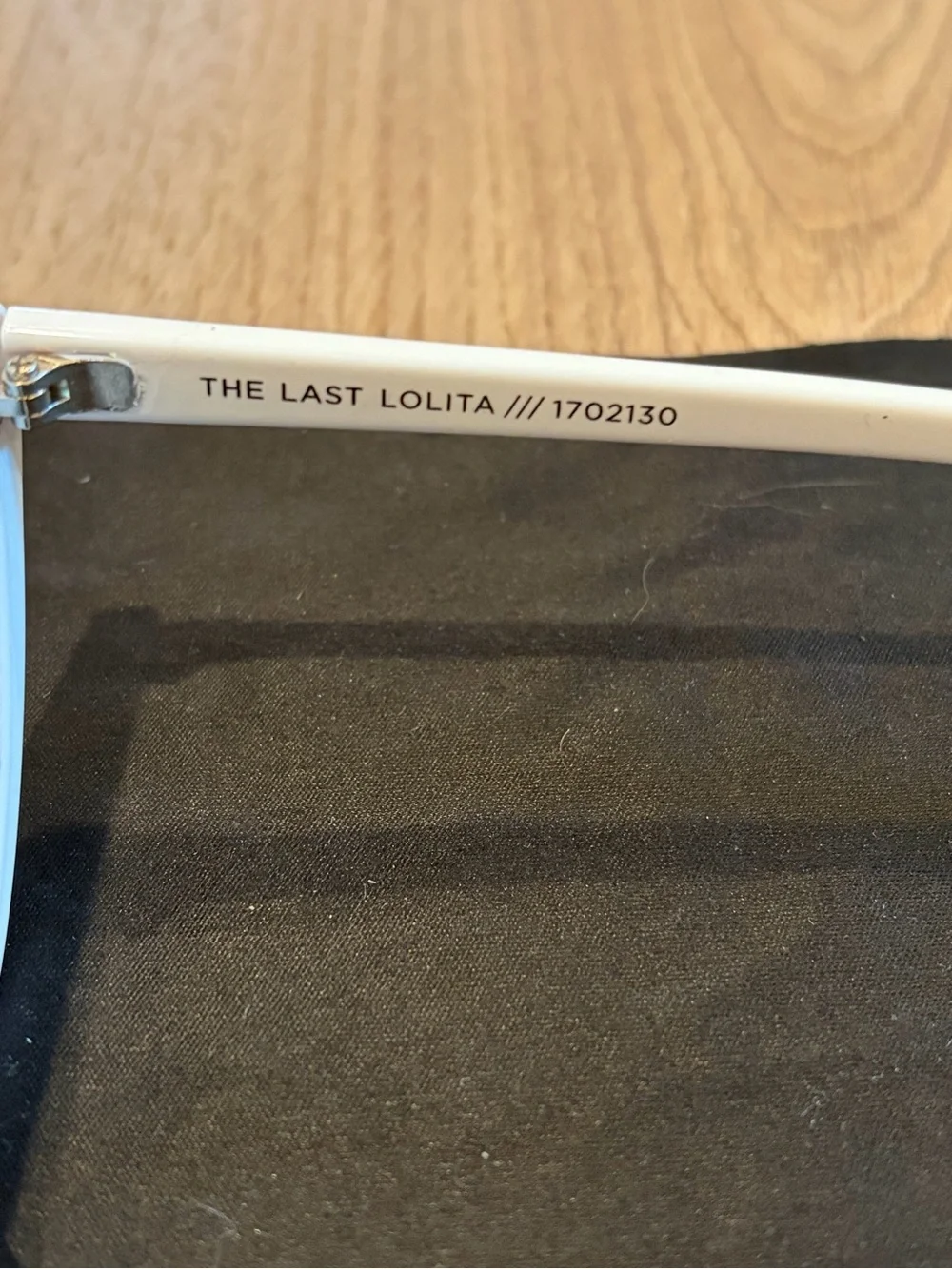 Adam Selman x Le Specs The Last Lolita White Cat Eye Sunglasses